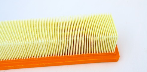 filtre à air isolé,sur fond blanc