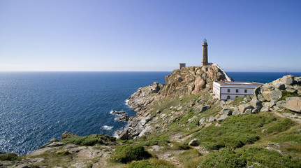Leuchtturm am Capo Vilano, Gallizien,Spanien