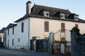 The beautiful streets in French countryside, South of France, Europe.