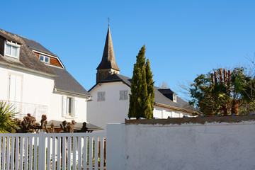 The beautiful streets in French countryside, South of France, Europe.