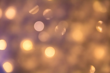 Texture from the blurred multicolored circles in bokeh style for design. Defocused lights of the city.