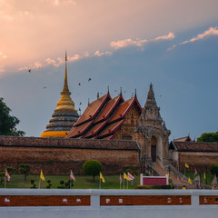 Obraz premium Wat phra that lampang luang temple , Lampang , Thailand