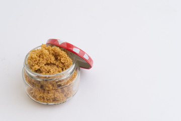 Lecithin background white