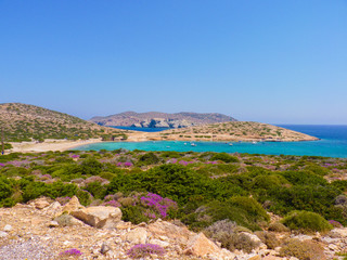 Amorgos island landscape, Cyclades, Greece