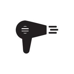 Obraz premium hair dryer filled vector icon. Modern simple isolated sign. Pixel perfect vector illustration for logo, website, mobile app and other designs