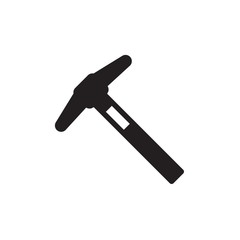 pickaxe, building tool filled vector icon. Modern simple isolated sign. Pixel perfect vector  illustration for logo, website, mobile app and other designs
