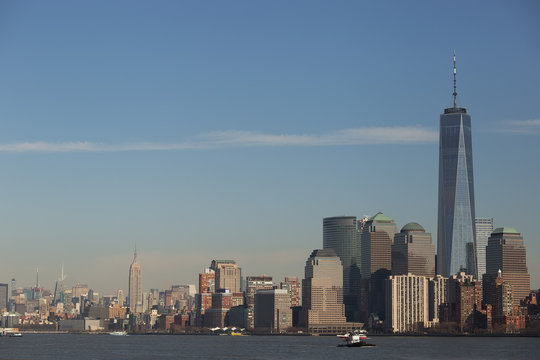Manhattan, World Trade Center and Empire State