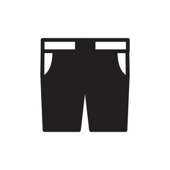 shorts with pocket filled vector icon. Modern simple isolated sign. Pixel perfect vector  illustration for logo, website, mobile app and other designs