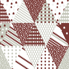 Patchwork pastel colors vector seamless