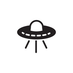 ufo filled vector icon. Modern simple isolated sign. Pixel perfect vector  illustration for logo, website, mobile app and other designs
