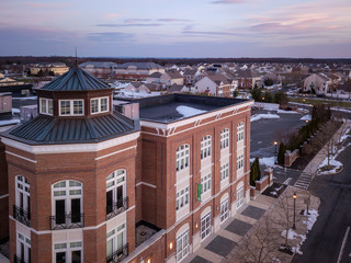 Obraz premium Aerial of Robbinsville NJ