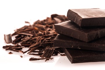 Dark Chocolate Blocks and Pieces