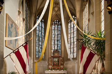 Fototapeta premium Wallfahrtskirche Maria im Sand in Dettelbach
