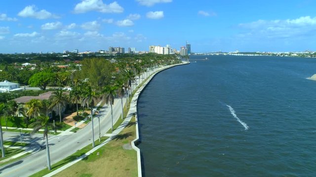 Drone shot West Palm Beach FL WPB 4k 60p