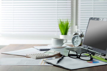 business office with different office