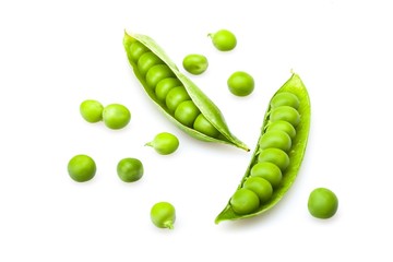 Green Peas in Pods