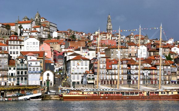 Ribeira view in Oporto, Portugal