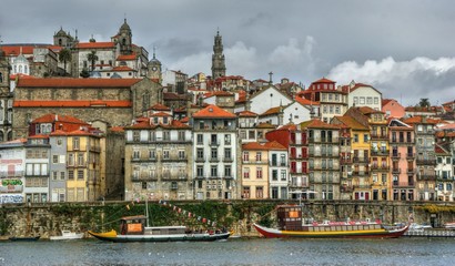 Ribeira view in Oporto, Portugal