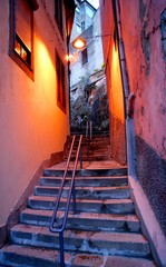 Typical street in Vila Nova de Gaia, Portugal