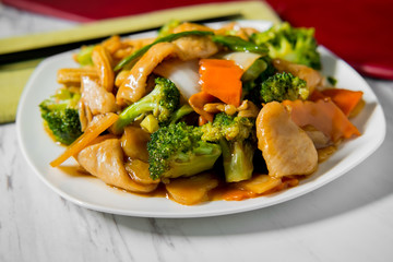 Yu-Shiang Chicken with Garlic Sauce