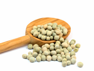 Trockenerbsen, grüne Erbsen, Pisum sativum