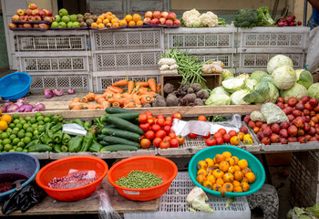 Fresh Fruit and Vegitables for sale at Charapoto Ecuador Sunday Market