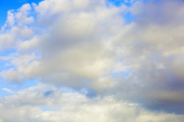 Sky background with clouds . Sky with clouds