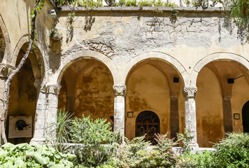 Church and Convent of St. Francis, Sorrento, Italy.