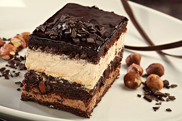 chocholate cream cake