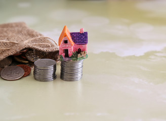 Real estate and mortgage concept.