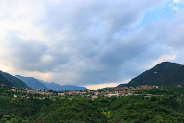 Italian Village of Vesio in the Lake Garda region