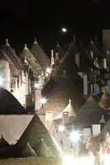 Trulli at night