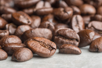 close up coffee bean