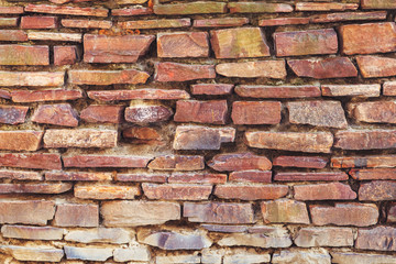 old stone wall close-up