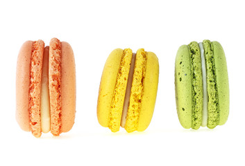 French sweet delicacy, macaroons.
