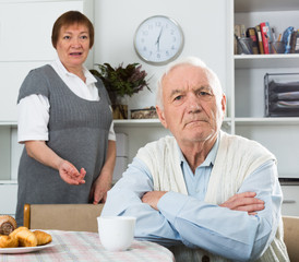 Elderly couple offense