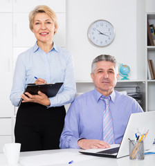 Director's assistant makes daily routine