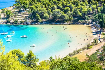 Foto op Plexiglas Gouden Hoorn strand, Brac, Kroatië Island of Brac in Croatia, Europe. Beautiful Place.