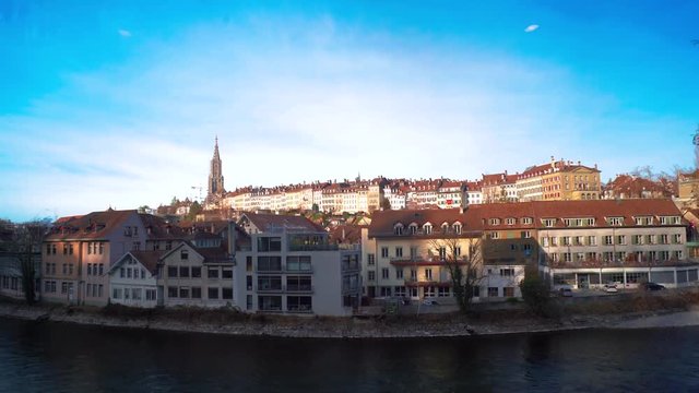 Panoramic Shot Of Bern Old Town, Switzerland