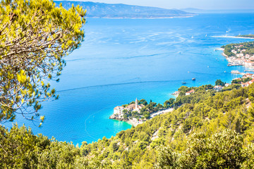 Fototapeta na wymiar Island of Brac in Croatia, Europe. Beautiful Place.