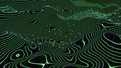 3d Landscape model in a radar