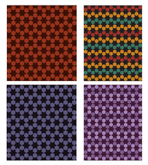 set with  arabian patterns