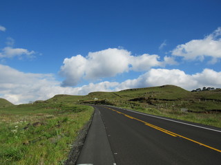 Estrada em campos de cima da serra