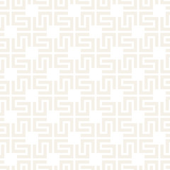 Vector seamless lattice pattern. Modern subtle texture with monochrome trellis. Repeating geometric grid. Simple design background.
