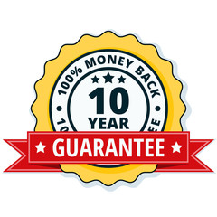 10 year money back guarantee