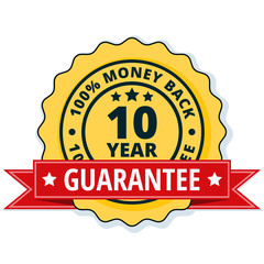 10 year money back guarantee