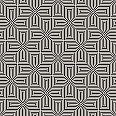 Vector seamless pattern. Modern stylish abstract texture. Repeating geometric tiles