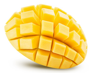 Ripe mango isolated