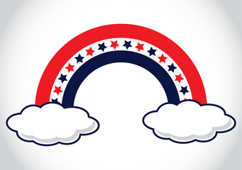 Patriotic Rainbow