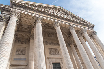 Naklejka premium Paris, the Pantheon, in the Quartier latin 